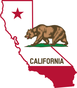 State of California with Bear